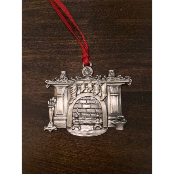 Pewter Twas the Night Before Christmas 3 Ornaments Madison Avenue - Picture 2 of 7